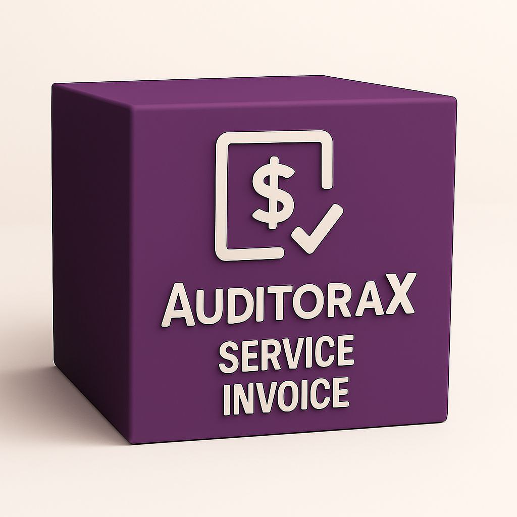AuditoraX Service Invoice